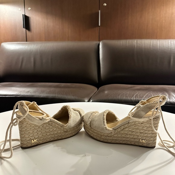Michael Kors Lace-Up Espadrille Wedge - Picture 4 of 9